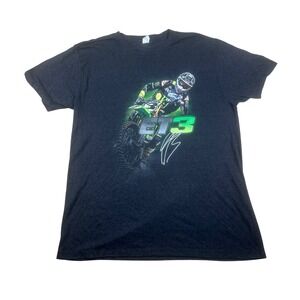 Pacific Eli Tomac ET3 Monster Energy Kawasaki Supercross T-Shirt Mens XL Black